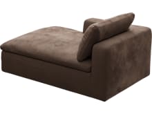 Cloud Deep Chaise Left Module Muse Chocolate color Muse Chocolate