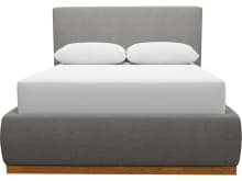 Haven Dark Gas Lift Bed Isla Soft Grey color Isla Soft Grey