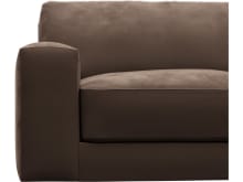 Monica Muse Chocolate Left Arm Facing Chair Module color Muse Chocolate