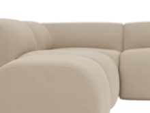 Malmo Blaze Latte Sofa - 6 Seater LAF Terminal color Blaze Latte