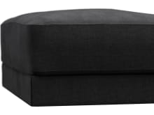 Monica Plaza Flint Grey Ottoman color Plaza Flint Grey