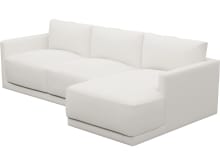 Haven Apt Tribute Ice Chaise Sofa color Tribute Ice