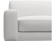Monica Muse Frost Chaise Sofa - 3 Seater color Muse Frost