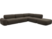Beckett Muse Mink Modular Sofa - 6 Piece color Muse Mink