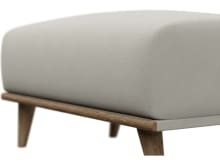 Dane California Ivory Ottoman color California Ivory