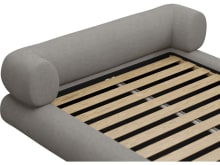 Frankie Bed Isla Soft Grey color Isla Soft Grey