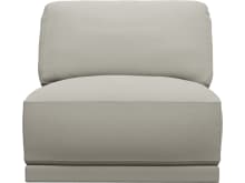 Emily Armless Chair Module View Cream color View Cream