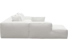 Riley Noa Fog Modular Sofa - Arm, 2x Armless, Corner, Left Terminal color Noa Fog