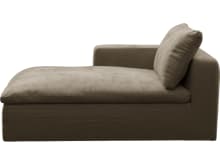 Cloud Deep Chaise Left Module Tribute Walnut color Tribute Walnut