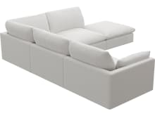 Willow Muse Frost Modular Sofa - 5 Seater RAF Terminal color Muse Frost
