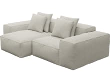 Riley Noa Desert Modular Sofa - 2 Seater Chaise color Noa Desert