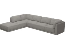 Emily Modular Sofa Isla Soft Grey - 6 Piece color Isla Soft Grey