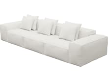 Riley Tribute Ice Modular Sofa - 3 Seater color Tribute Ice
