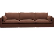 Willow Muse Rust Modular Sofa - 3 Seater color Muse Rust