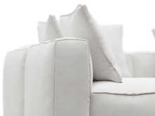 Riley Apt Muse Frost Corner Sofa - 4 Seater LAF Terminal color Muse Frost
