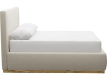 Haven Gas Lift Bed Muse Flax color Muse Flax