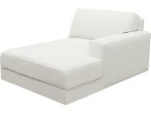 Monica Tribute Shell Right Arm Facing Chaise Module color Tribute Shell
