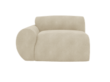Malmo Avon Taupe 1 Seat Left Arm Facing Sofa Module color Avon Taupe