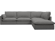 Willow California Slate Modular Sofa - 5 Seater RAF Terminal color California Slate