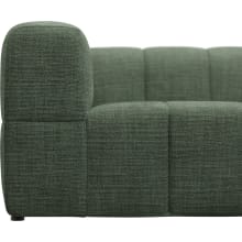 Lucello Tribute Dark Jade Modular Sofa with Ottoman - 3 Piece color Tribute Dark Jade