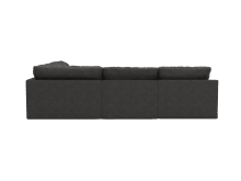 Retreat California Charcoal Corner Sofa - 5 Seater color California Charcoal