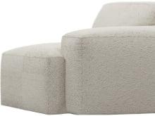 Copenhagen Boucle Ivory Right Arm Facing Sofa Module color Boucle Ivory