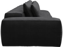 Riley Plaza Flint Grey Modular Sofa - 1x Arm, 3x Armless, 1x Right Terminal color Plaza Flint Grey