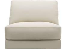 Monica Alpine Mist Armless Sofa Chair Module color Alpine Mist