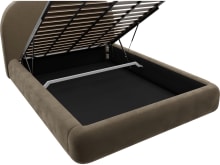 Capri Gas Lift Bed Tribute Walnut color Tribute Walnut