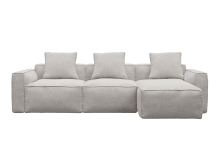 Riley Apt Avon Mineral Sofa - 3 Seater Chaise color Avon Mineral