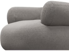 Colette Boucle Pumice Swivel Armchair color Boucle Pumice