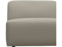 Copenhagen Plaza Natural Armless Chair Sofa Module color Plaza Natural