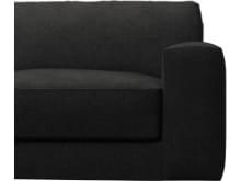 Monica California Charcoal Chaise Sofa - 3 Seater color California Charcoal