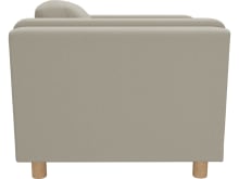 Hayes Plaza Natural Armchair color Plaza Natural