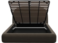 Capri Gas Lift Bed Muse Mink color Muse Mink