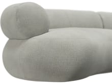 Colette Toorak Pebble Sofa - 3 Seater color Toorak Pebble