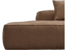 Riley Tribute Chestnut Modular Sofa - 1x Arm, 3x Armless, 1x Left Terminal color Tribute Chestnut