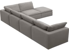 Cloud Deep Boucle Pumice Modular Sofa - 6 Piece color Boucle Pumice