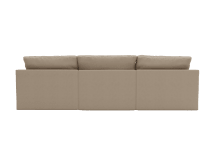 Retreat Blaze Latte Chaise Sofa - 3 Seater color Blaze Latte