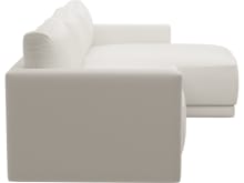 Haven Apt Tribute Ice Chaise Sofa color Tribute Ice