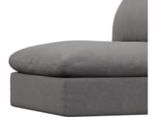 Willow California Slate Armless Sofa Module color California Slate