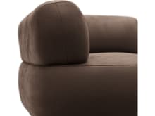 Beckett Muse Chocolate Sofa Module Corner color Muse Chocolate