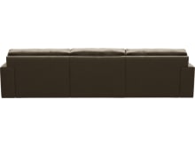 Monica Tribute Walnut Chaise Sofa - 3 Seater color Tribute Walnut