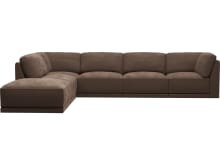 Emily Modular Sofa Muse Chocolate - 6 Piece color Muse Chocolate