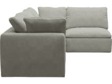 Cloud Toorak Pebble Modular Sofa - 4 Piece color Toorak Pebble