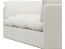 Willow Tribute Shell Modular Sofa - 3 Seater color Tribute Shell