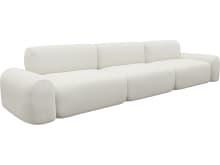 Beckett Tribute Shell Modular Sofa - 3 Seater color Tribute Shell