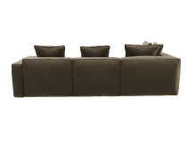 Riley Apt Tribute Walnut Corner Sofa - 4 Seater LAF Terminal color Tribute Walnut