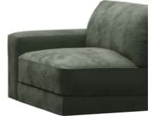 Monica Muse Forest Left Arm Facing Chair Module color Muse Forest