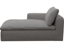 Cloud Deep Chaise Left Module California Slate color California Slate
